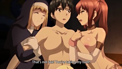 ISEKAI-HAREM-MONOTAGARI-FULL-EPISODE-60FPS-UNCENSORED-HENTAI หนุ่มเซ็ตอิที่ถูกสาวรุมล้อมจนทนไม่ไหว